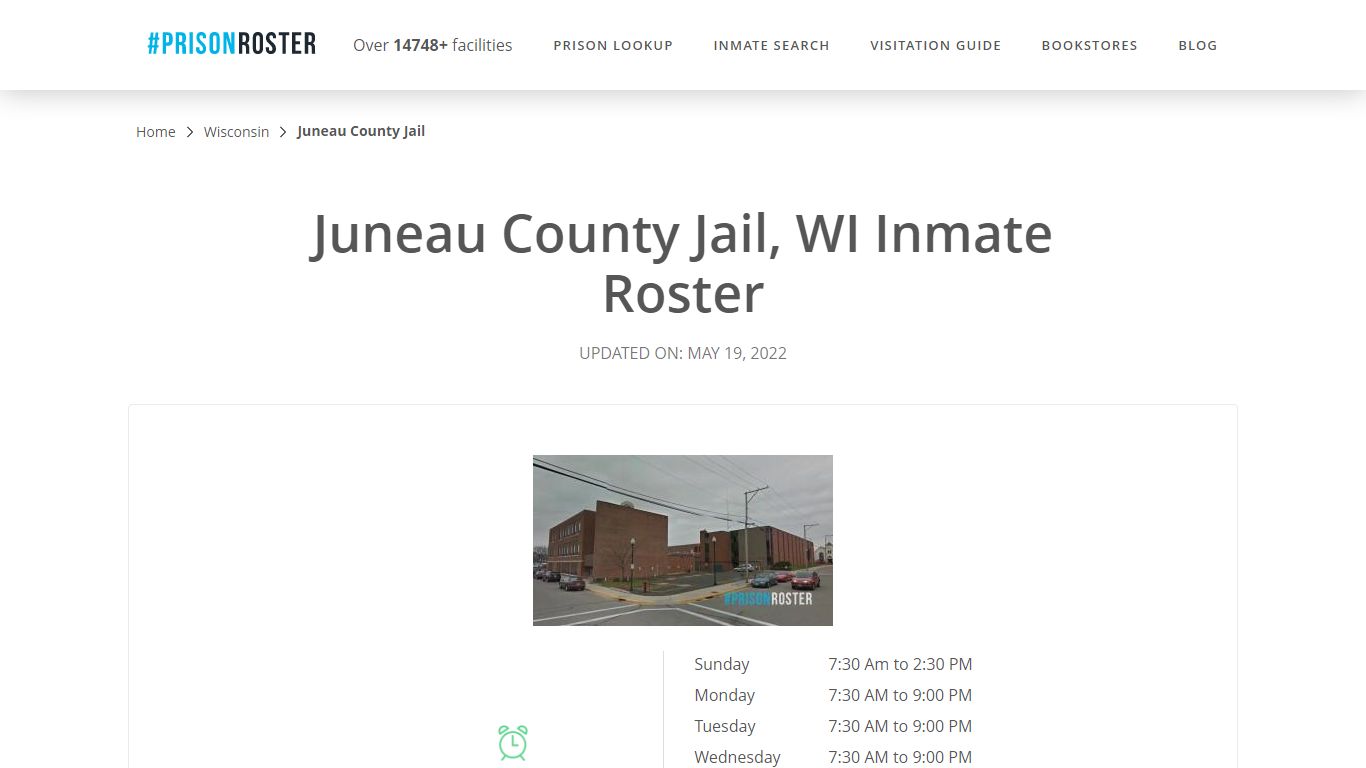 Juneau County Jail, WI Inmate Roster